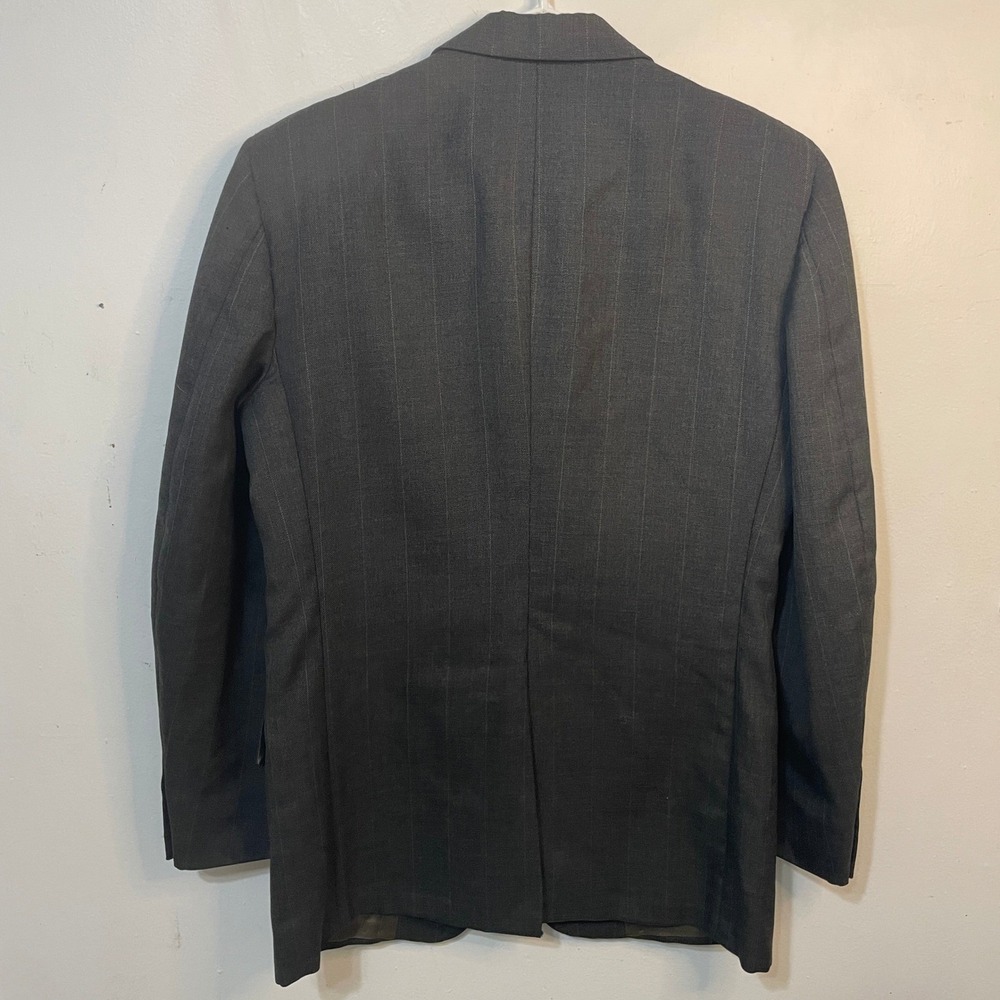 Warren Sewell Clothes Mens Charcoal Pinstripe Suit Jacket Pants Tailored READ - Picture 6 of 10